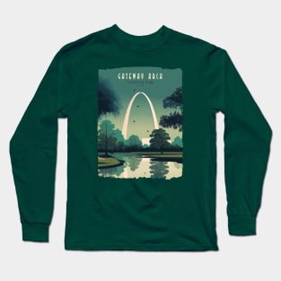 Gateway Arch National Park Long Sleeve T-Shirt